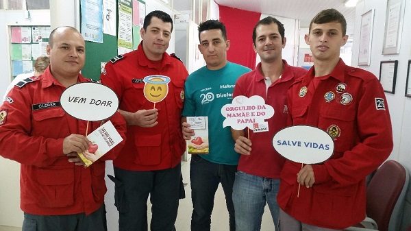 ABVESC: Bombeiros voluntários doam sangue para integrante da Corporação de Araquari 0
