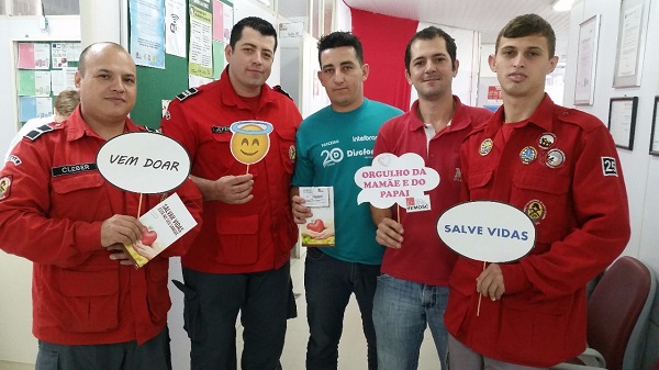 ABVESC: Bombeiros voluntários doam sangue para integrante da Corporação de Araquari 0
