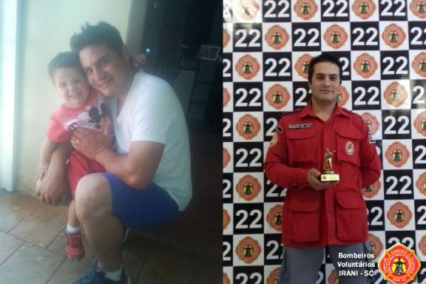 IRANI: Bombeiro Voluntário salva filho de apenas 2 anos 0