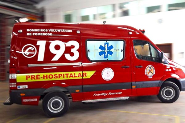 POMERODE: Corporação apresenta nova ambulância para a comunidade 0