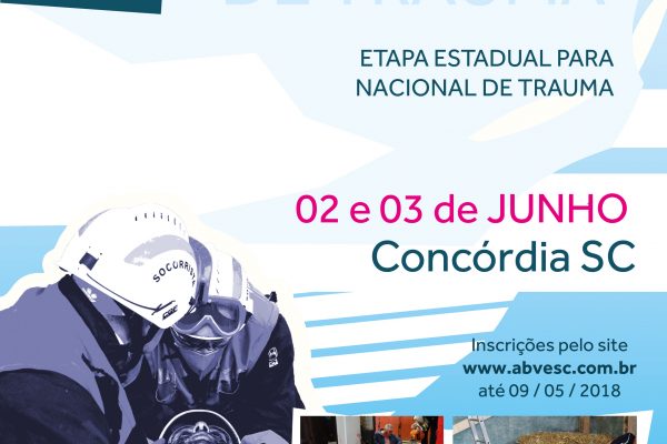 CONCÓRDIA - Abertas as Inscrições para o 1º Encontro Catarinense de Trauma 0